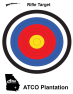 ATCO Plantation -Multiple Color Bullseye Rifle Target